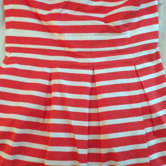 Gap orange and white stripe strapless - Picture 2 of 2
